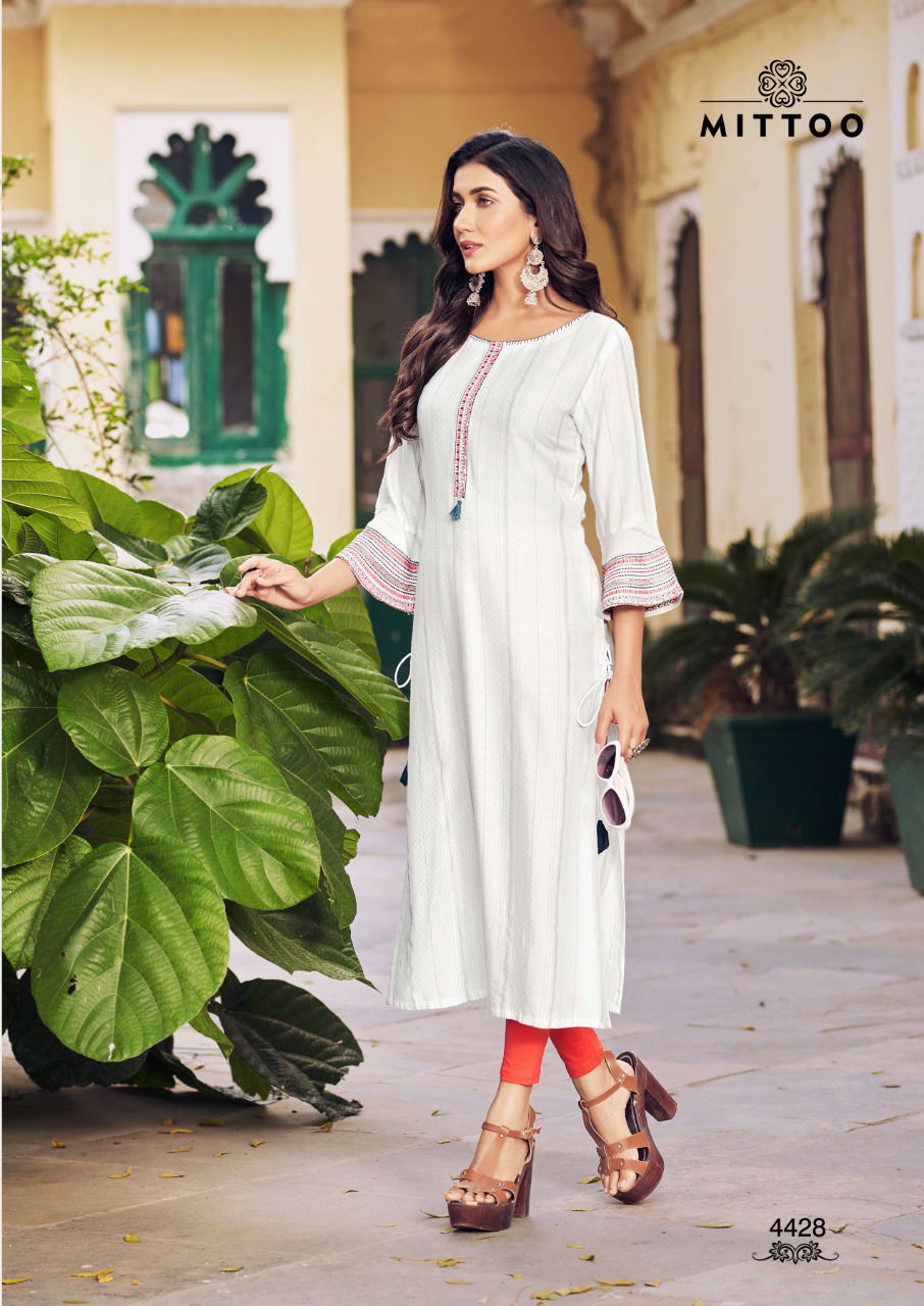 Mittoo Mayurika 4 Ethnic Wear Viscose Designer Kurti Latest Collection